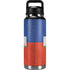 Haiti Flag Distressed YETI Rambler 36oz Bottle Skin
